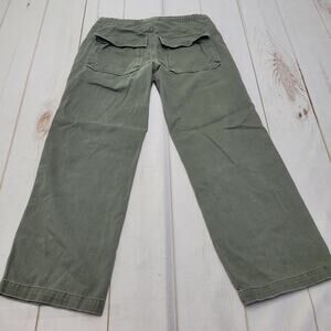 Abercrombie & Fitch Olive Green Wide-Leg Pants